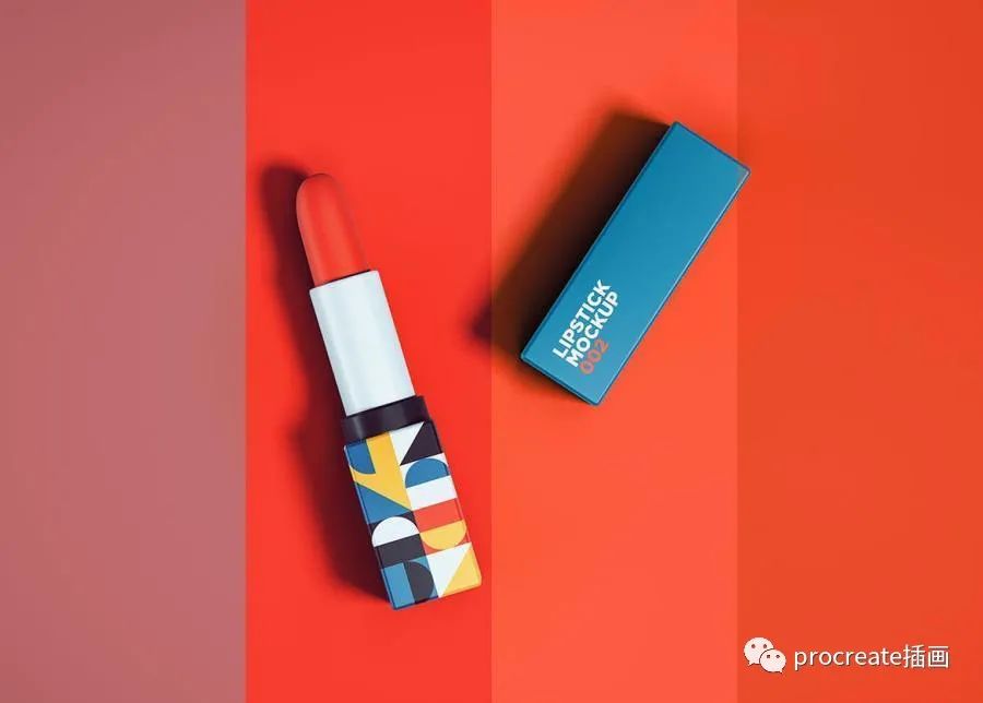 图片[5]-细长条口红化妆品设计展示PSD样机素材【0540】-procreatechahua