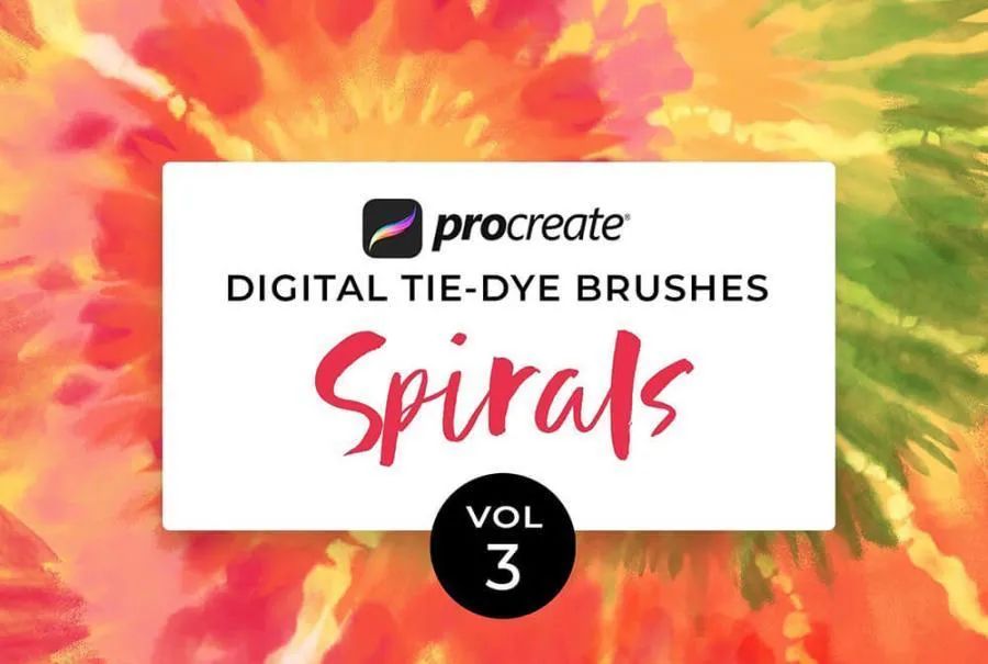 图片[5]-现代数字扎染效果的Procreate图案笔刷【0578】-procreatechahua