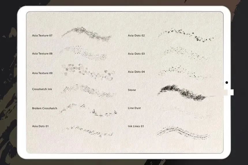 图片[5]-38款中国水墨画画笔的Procreate笔刷【0603】-procreatechahua