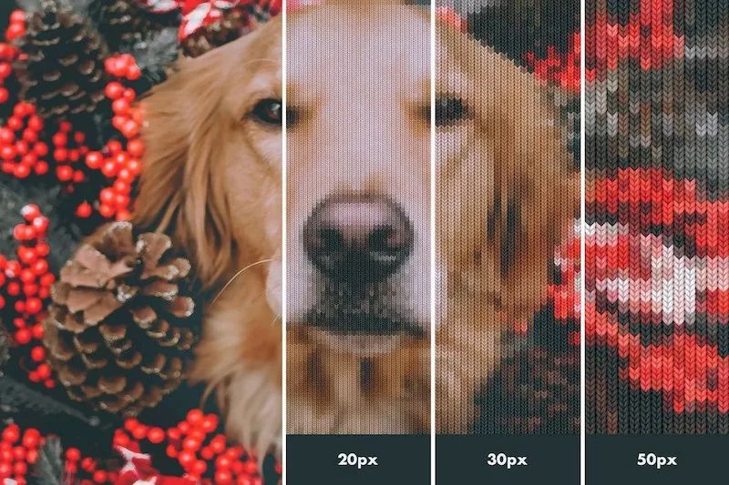 图片[5]-ps画圣诞节毛衣纹理效果的动作插件【0621】-procreatechahua