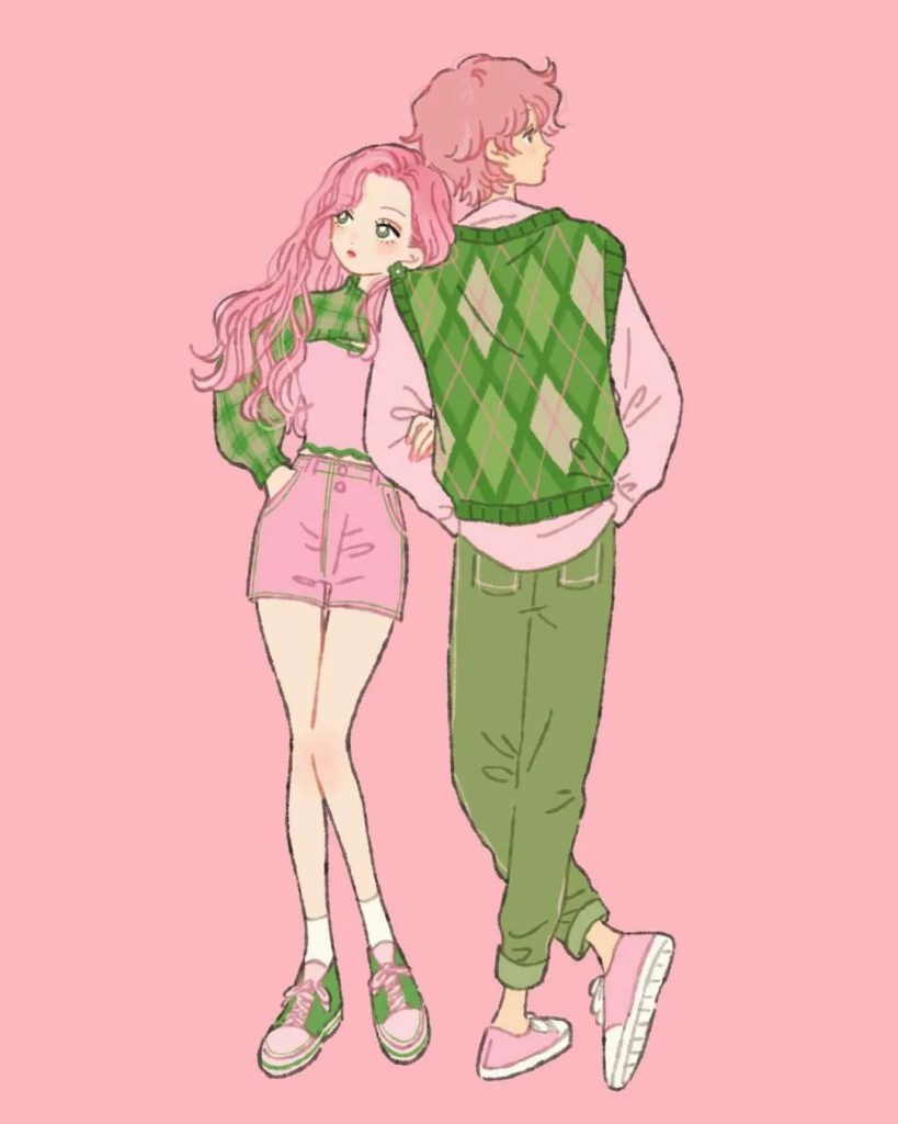 图片[5]-tanaka日系人物Q版时尚少女穿搭插画集【0721】-procreatechahua