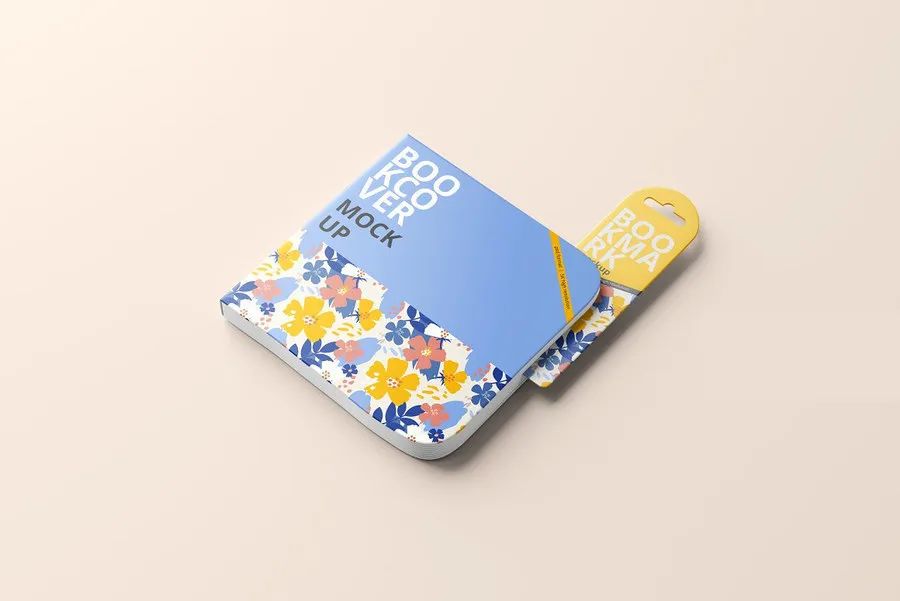 图片[5]-带书签的硬壳方形圆角儿童读物绘本书本书籍模型样机模板【0740】-procreatechahua