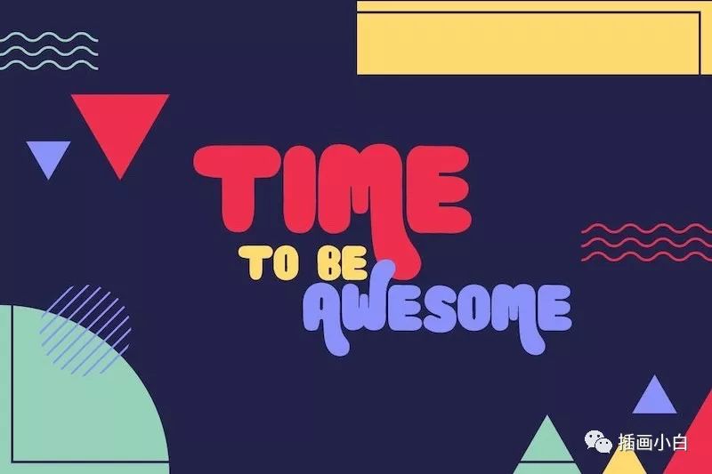 图片[5]-孟菲斯风格的粗体无衬线英文字体【0076】-procreatechahua