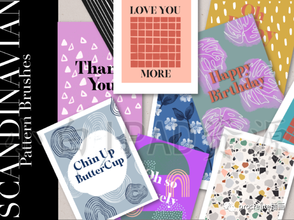 图片[5]-80款斯堪的纳维亚风格Procreate笔刷【0237】-procreatechahua