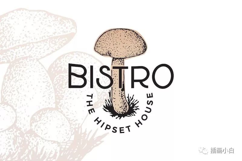 图片[5]-黑白素描效果的植物矢量插画素材【0085】-procreatechahua