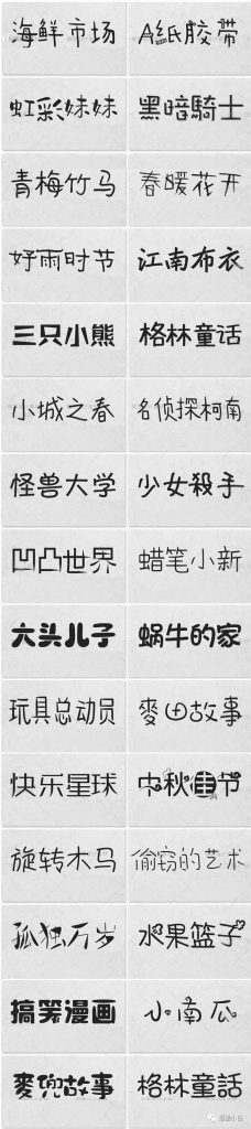 图片[4]-300款可爱到爆卡通字体【0088】-procreatechahua