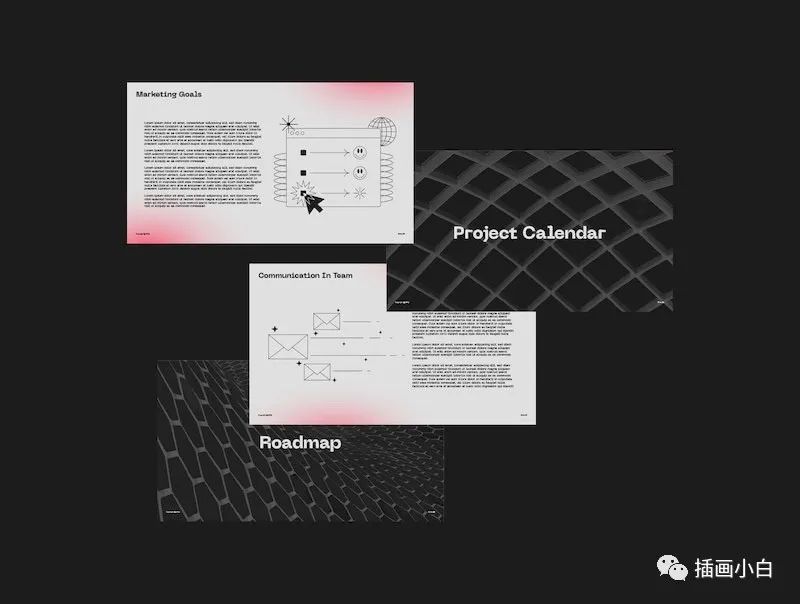 图片[5]-日本现代风格的黑白简笔手绘插画素材分享【0104】-procreatechahua