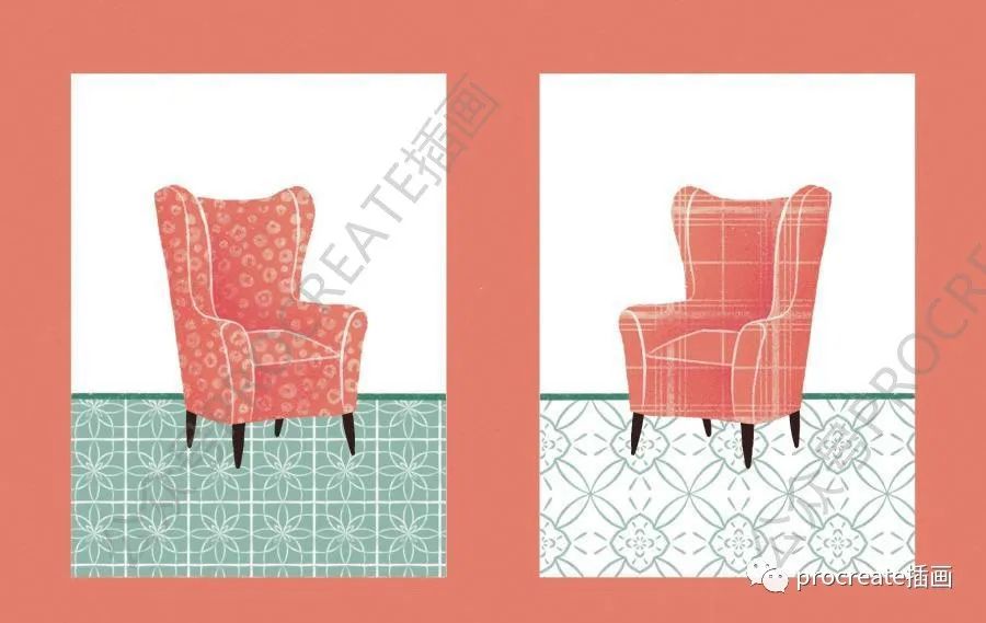 图片[1]-24个复古风格的印花花纹纹理图案Procreate笔刷【0457】-procreatechahua