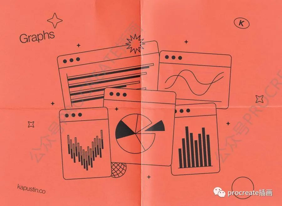 图片[1]-20个ui网页提示元素的矢量线条插画素材【0458】-procreatechahua