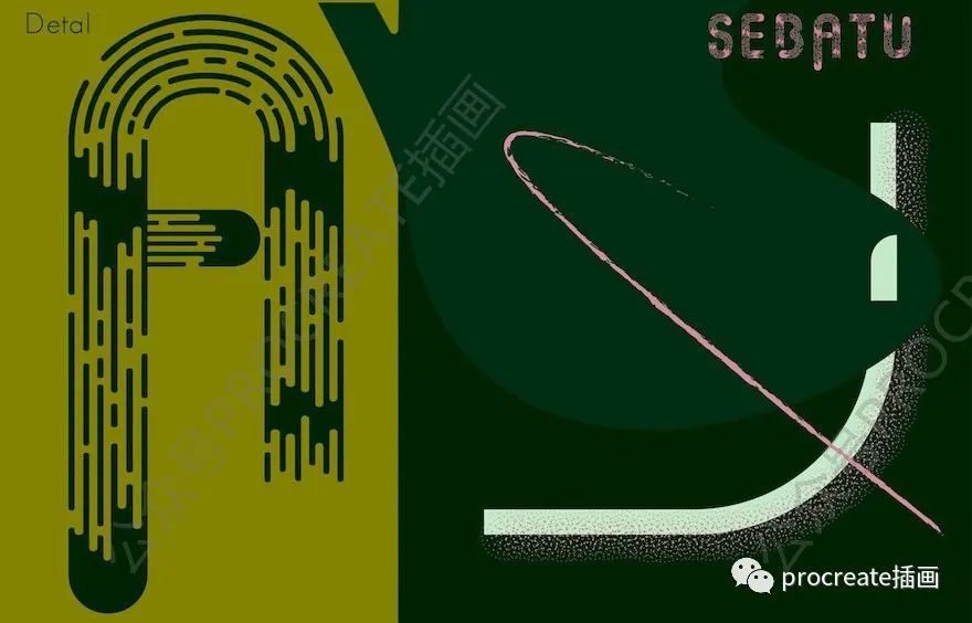 图片[1]-木材纹理效果的英文无衬线字体【0469】-procreatechahua