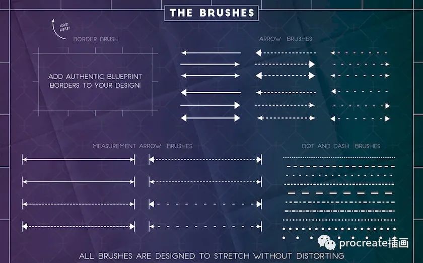 图片[1]-创建ai矢量蓝图设计样式素材包【0471】-procreatechahua