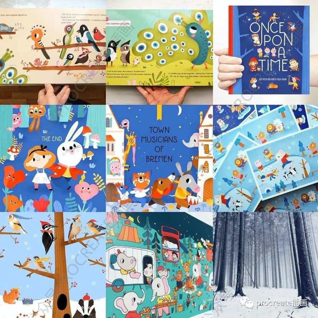 图片[1]-165张可爱卡通儿插绘本图片集【0484】-procreatechahua