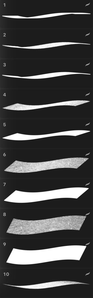 图片[3]-艺术哥特字体procreate笔刷中英文书写【0034】-procreatechahua