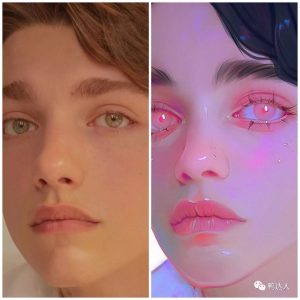 10款人像表情辅助procreate笔刷【0036】-procreatechahua