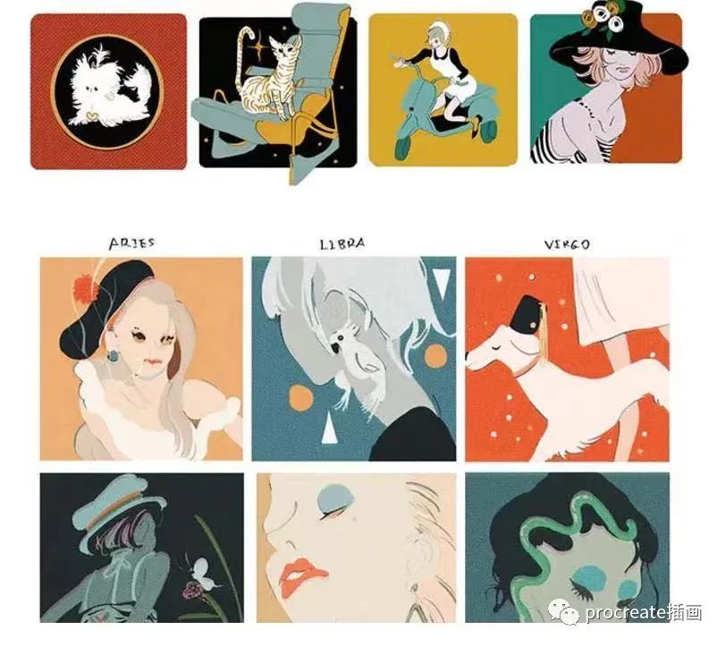 图片[1]-时尚人物造型与插画设计教程【0522】-procreatechahua