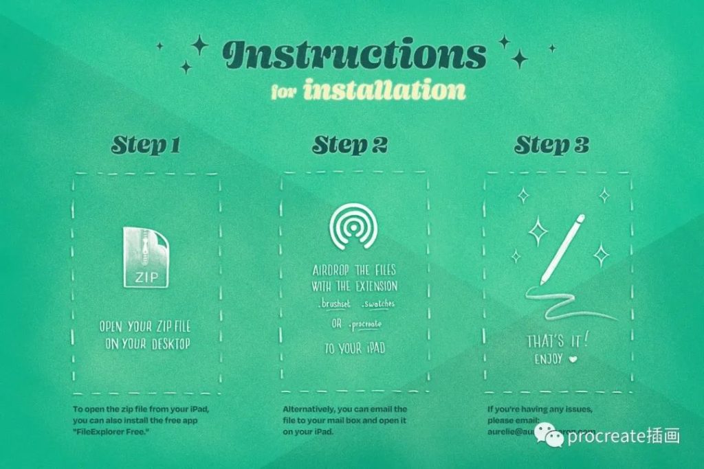 图片[6]-procreate3D字母笔刷包（笔刷+色卡+纹理纸）【0214】-procreatechahua