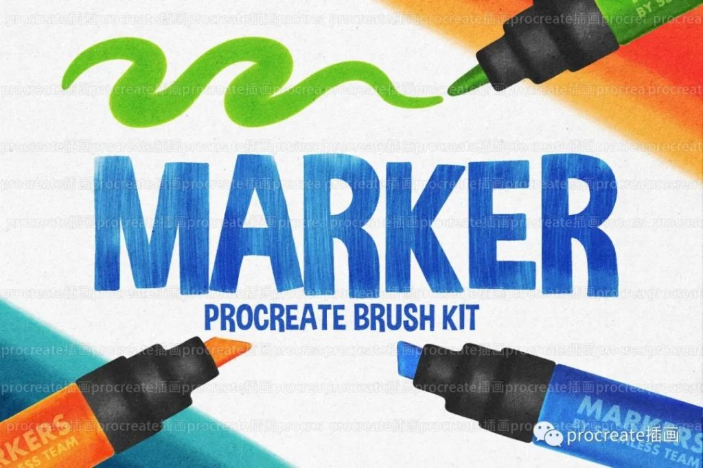 图片[9]-可爱小清新插画临摹素材108张+涂鸦专用的procreate笔刷套装【0267】-procreatechahua