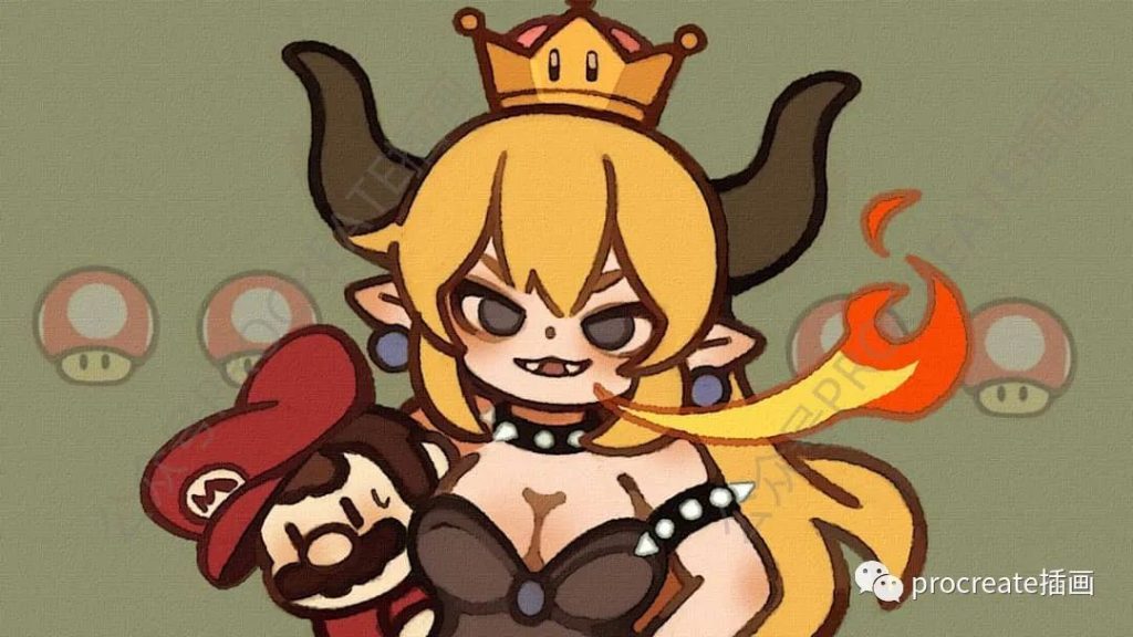 图片[6]-可爱人物头像插画图片临摹素材+可爱漫画procreate笔刷【0288】-procreatechahua