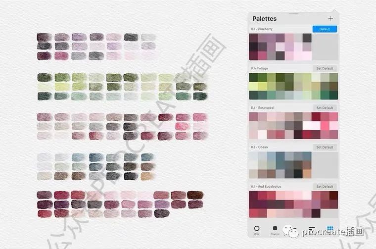 图片[6]-Procreate水彩质感笔刷套装【0297】-procreatechahua