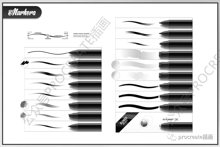 图片[6]-马克笔插画临摹素材190+张+马克笔质感ps笔刷【0307】-procreatechahua