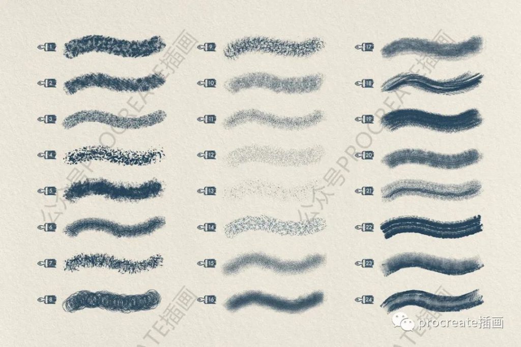 图片[6]-61款铅笔素描绘画Procreate笔刷【0310】-procreatechahua