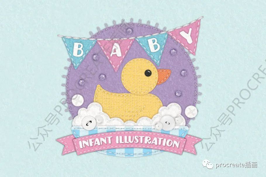 图片[6]-手工缝制效果的AI笔刷【0324】-procreatechahua