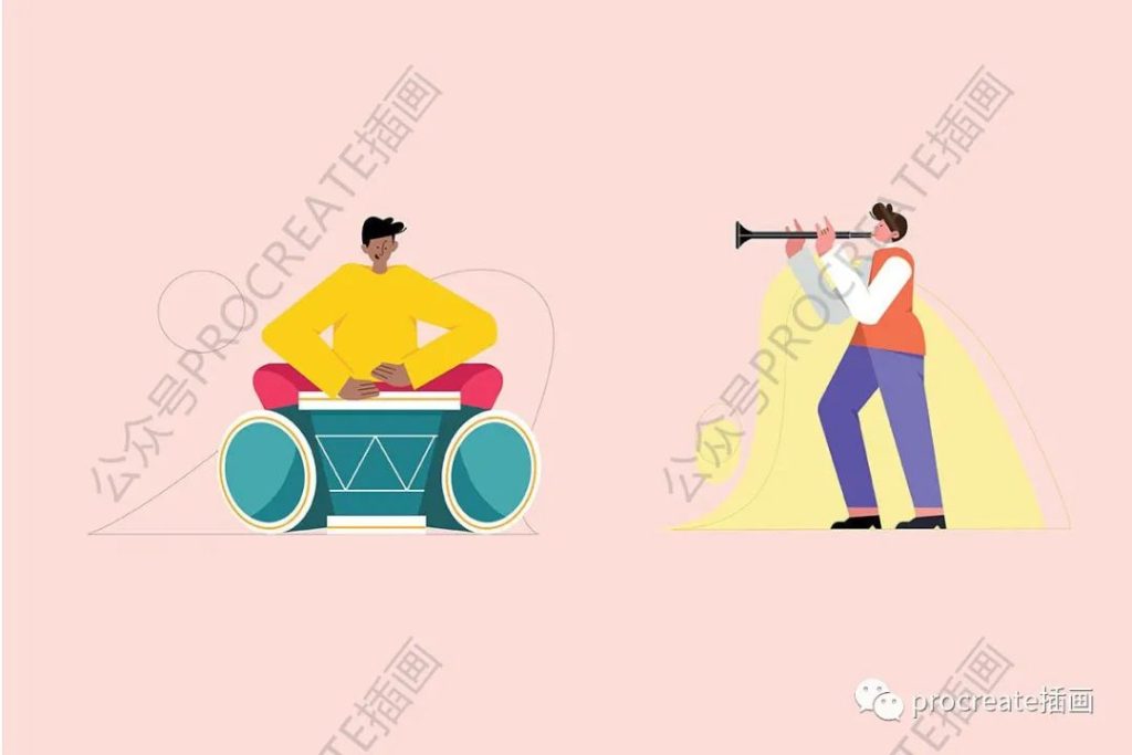 图片[5]-时尚高端个性的高品质抽象音乐节banner海报矢量插画集合【0359】-procreatechahua