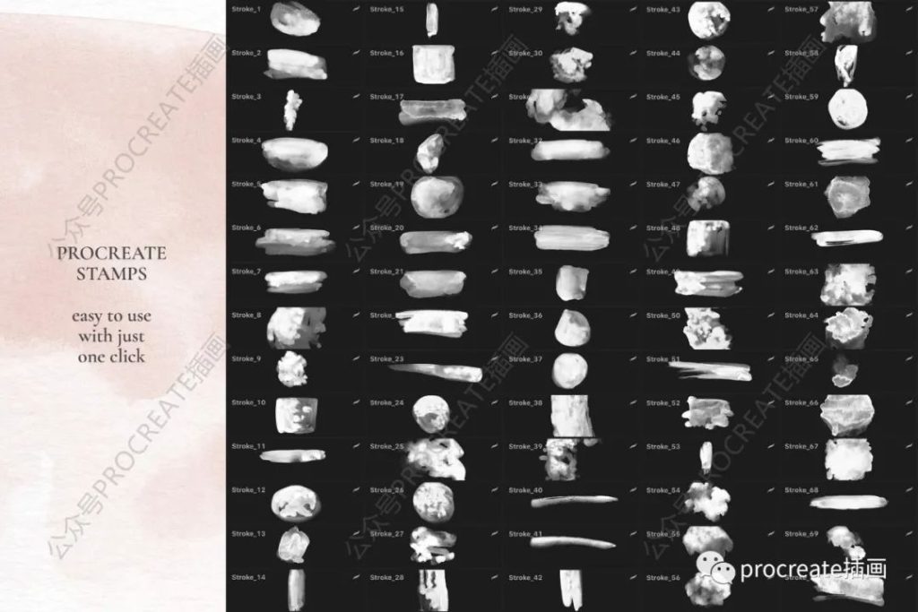 图片[6]-457款水彩印章procreate笔刷【0364】-procreatechahua