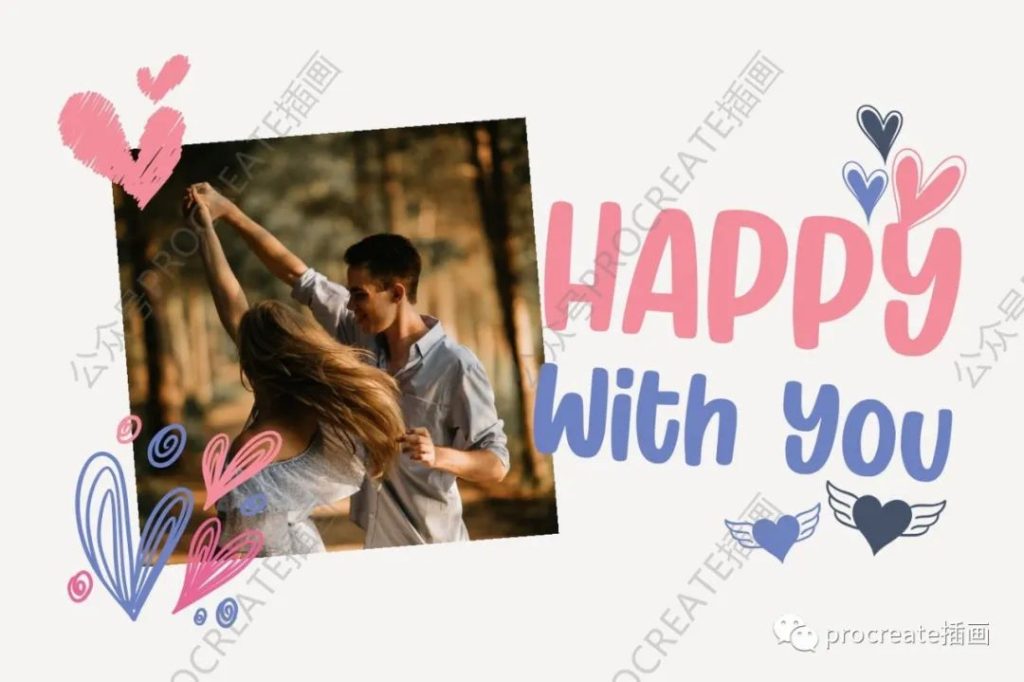 图片[6]-各种各样情人节爱心图形 Procreate 笔刷【0407】-procreatechahua