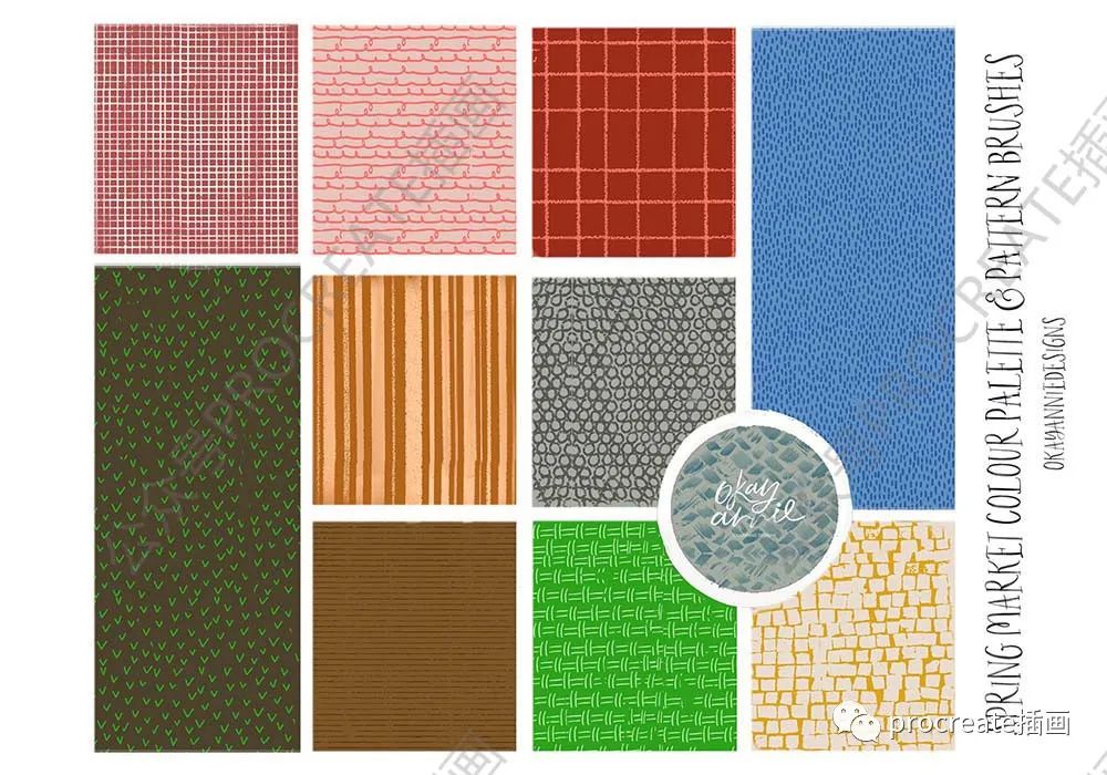 图片[6]-春季绘画纹理Procreate笔刷【0445】-procreatechahua