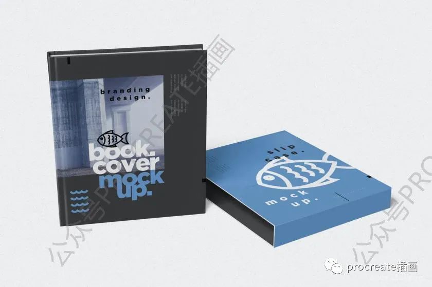 图片[6]-精装书籍封面及书壳包装设计展示PSD样机素材【0465】-procreatechahua