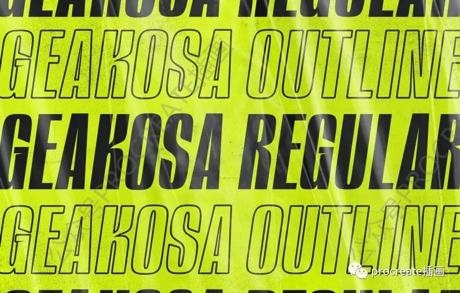 图片[6]-时尚的瘦长条风格的无衬线英文字体【0486】-procreatechahua