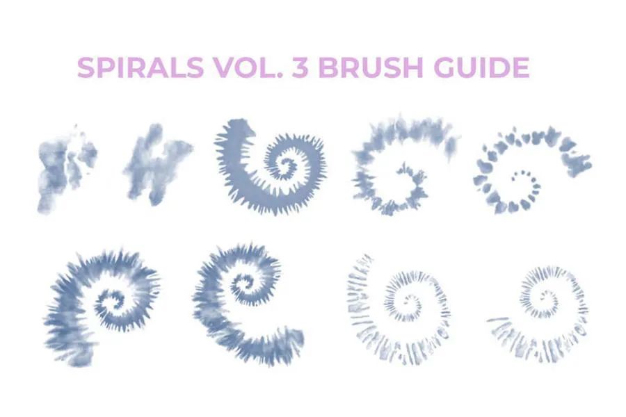 图片[6]-现代数字扎染效果的Procreate图案笔刷【0578】-procreatechahua