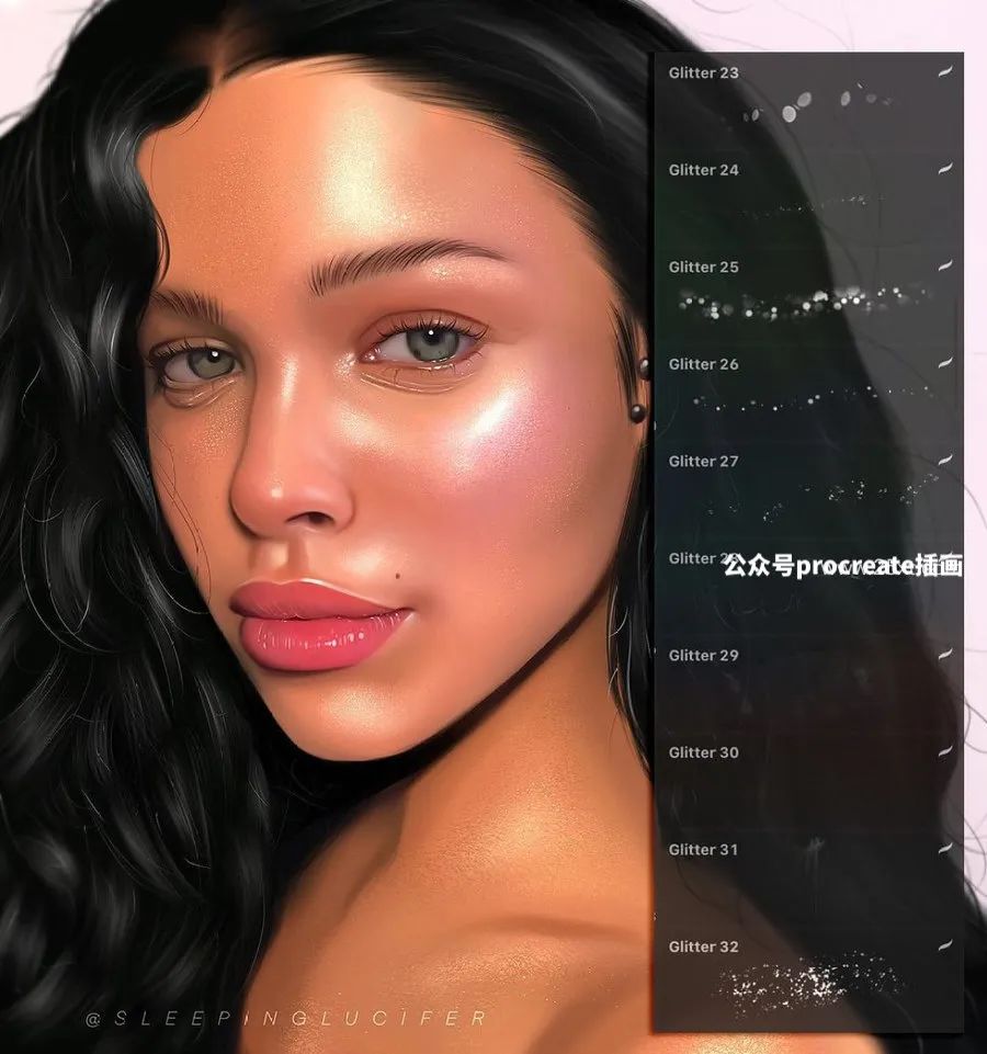 图片[6]-超级赞的Procreate人像厚涂笔刷【0671】-procreatechahua