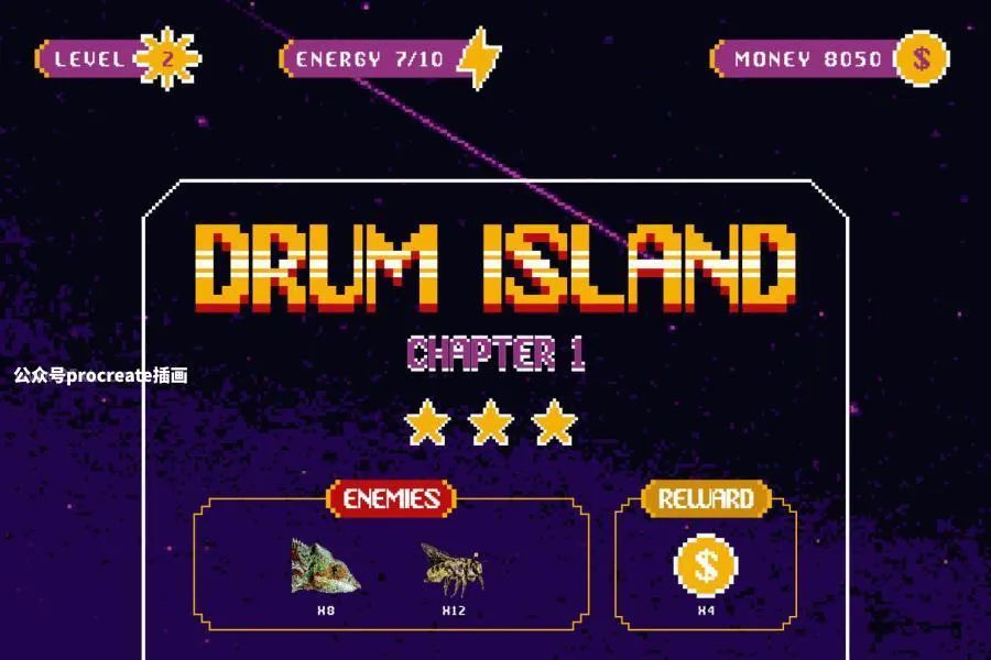 图片[6]-经典游戏常用的复古像素无衬线字体【0728】-procreatechahua