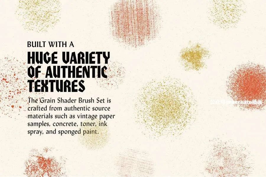 图片[6]-木版画沙砾粉尘阴影细节颗粒感纹理笔刷【0748】-procreatechahua