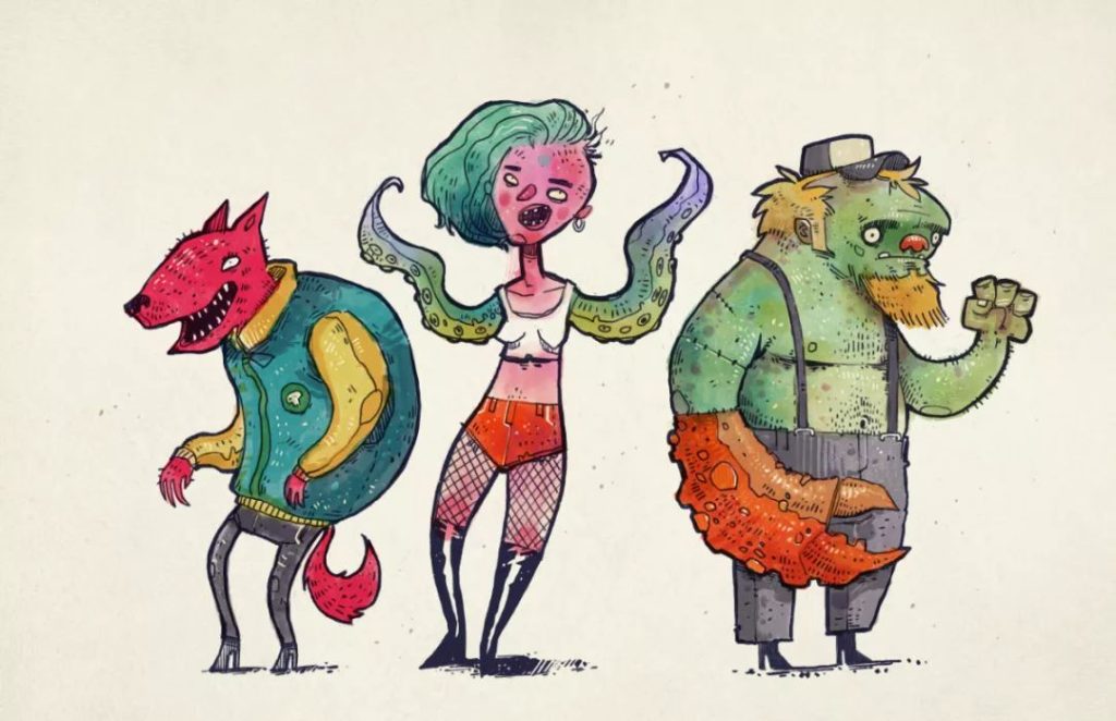 图片[2]-21款手绘插画马克笔水彩墨水笔procreate笔刷【004】-procreatechahua