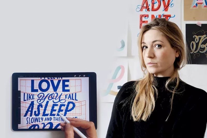 图片[6]-50款手写艺术字体排版的辅助网格Procreate笔刷【0049】-procreatechahua