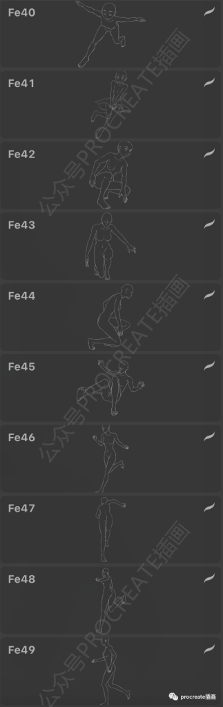 图片[7]-175款男女人体辅助线procreate笔刷【0291】-procreatechahua