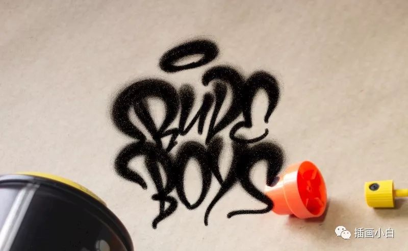 图片[6]-涂鸦喷雾效果的procreate字体书写笔刷【0095】-procreatechahua