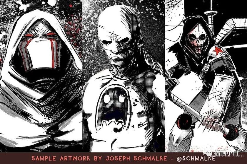 图片[6]-漫画创作专用的Procreate半色调笔刷【0114】-procreatechahua