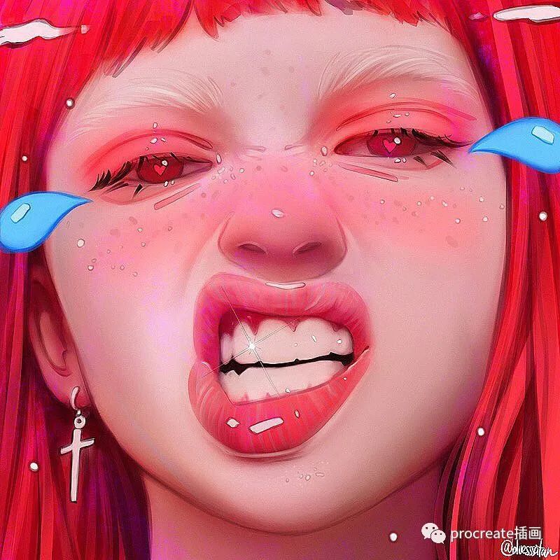 图片[7]-INS风头像插画iPad插画教程【0134】-procreatechahua