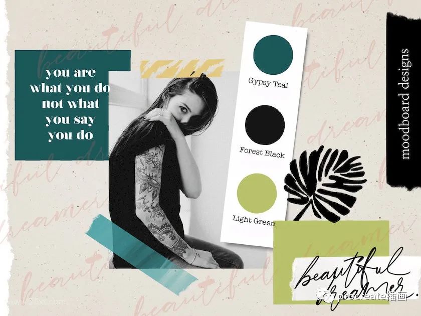 图片[6]-56款纹理图案手帐胶带procreate笔刷【0147】-procreatechahua