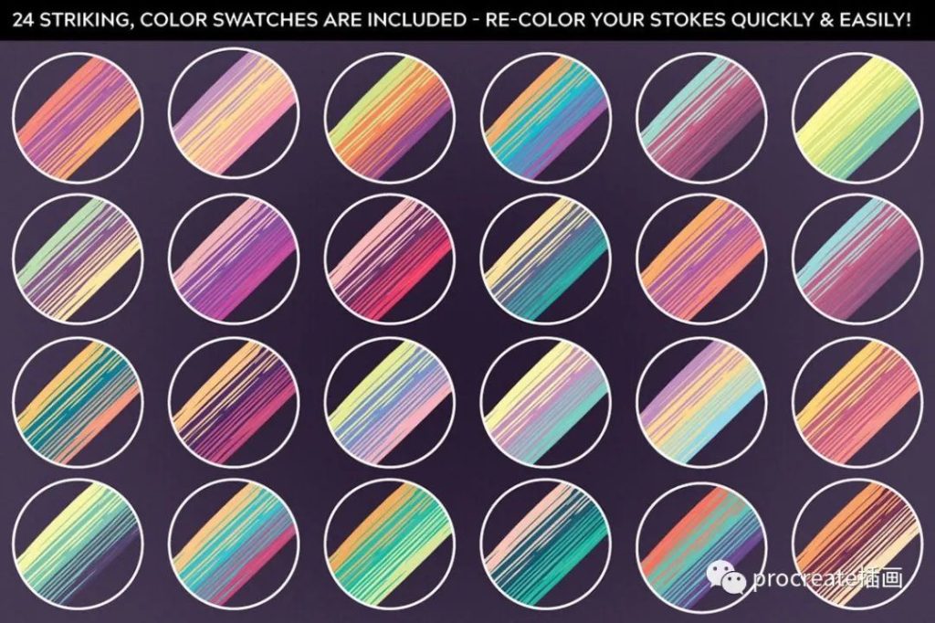 图片[6]-时尚高端专业的高品质手绘水彩油画质感笔刷大集合【0192】-procreatechahua