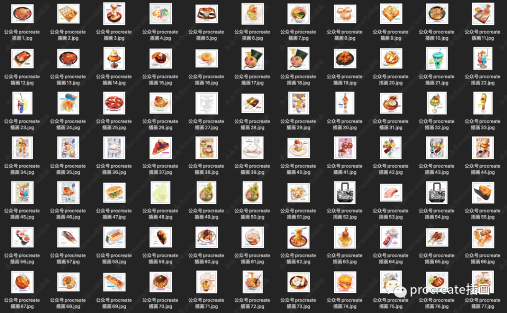 图片[11]-大神制作的水彩手帐美食插画集分享【0253】-procreatechahua