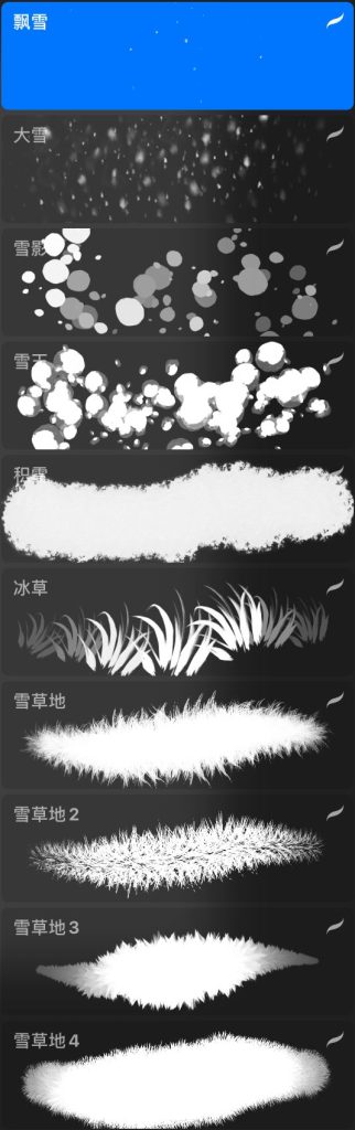 图片[1]-3套圣诞节专用procreate笔刷【0041】-procreatechahua