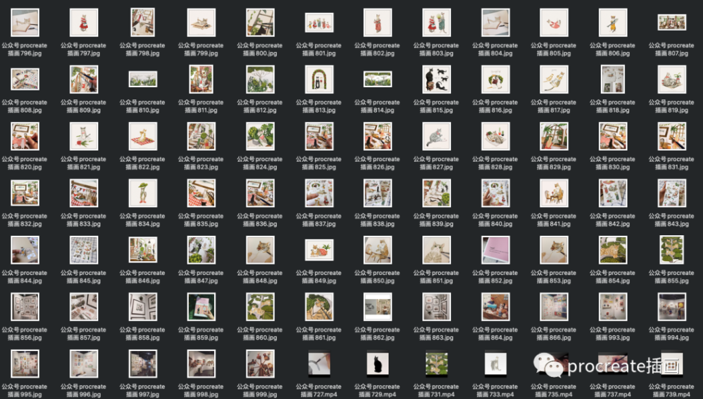 图片[5]-可爱猫咪水彩插画作品集【0265】-procreatechahua