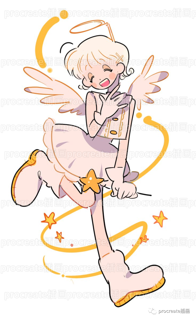 图片[2]-可爱小清新插画临摹素材108张+涂鸦专用的procreate笔刷套装【0267】-procreatechahua