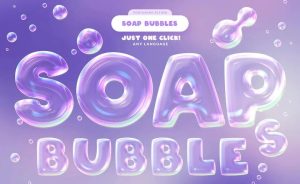 ps制作七彩肥皂泡效果的动作插件【0622】-procreatechahua