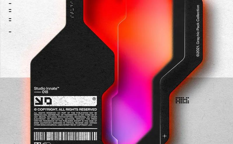 图片[1]-给设计作品添加玻璃拟态风格遮罩特效的ps图层样式【0634】-procreatechahua